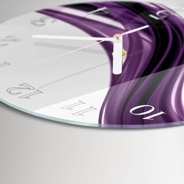 Horloge ronde Art abstrait