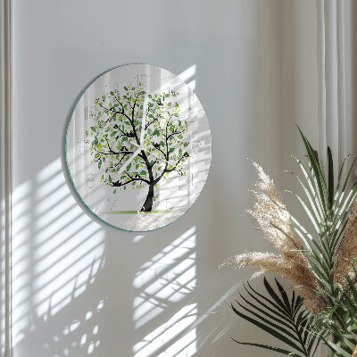 Horloge ronde Arbre