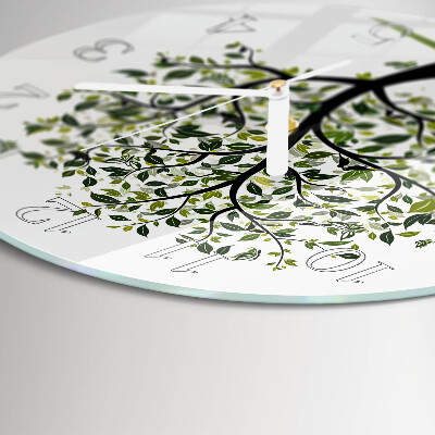 Horloge ronde Arbre