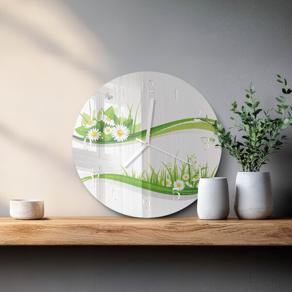 Horloge ronde Marguerite