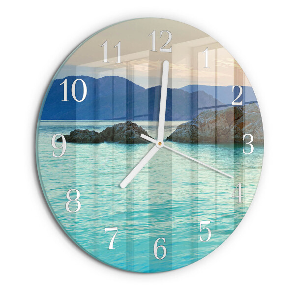 Horloge ronde Île de la Mer