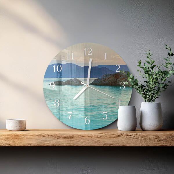 Horloge ronde Île de la Mer