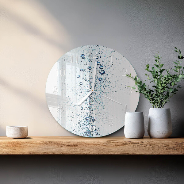 Horloge ronde Eau