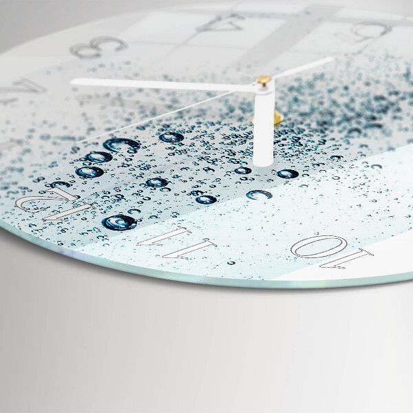 Horloge ronde Eau