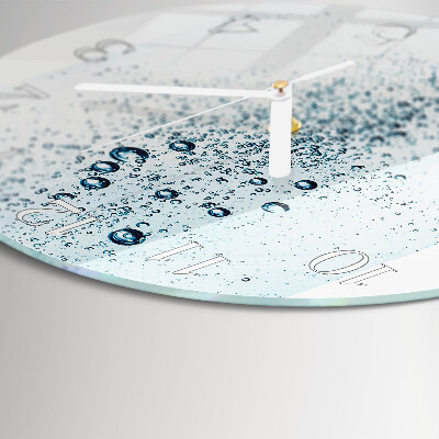 Horloge ronde Eau