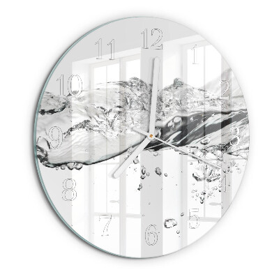 Horloge ronde Eau