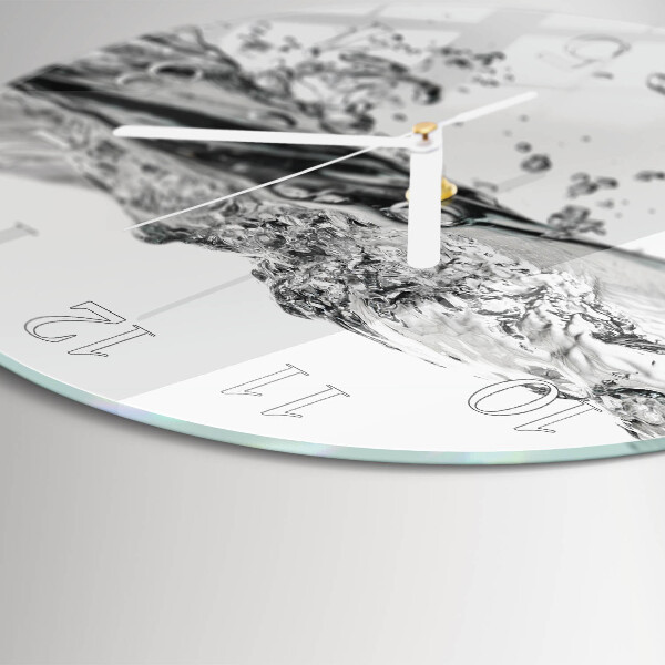 Horloge ronde Eau