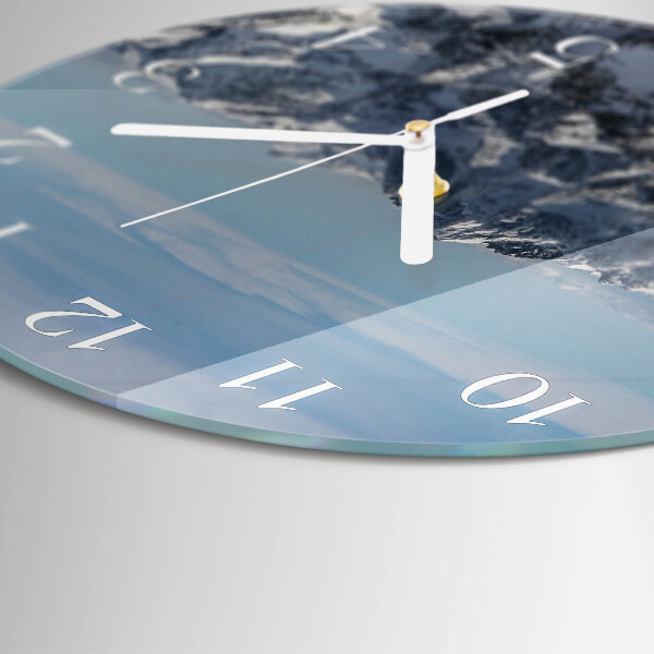 Horloge ronde Montagnes