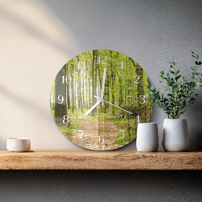 Horloge ronde Forêt