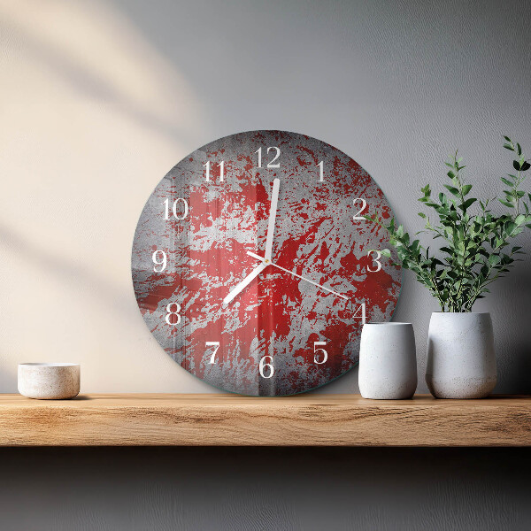 Horloge ronde Taches