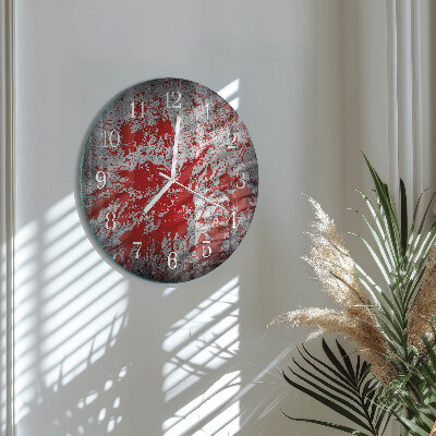 Horloge ronde Taches