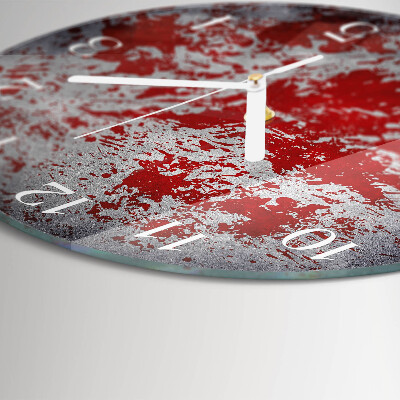 Horloge ronde Taches