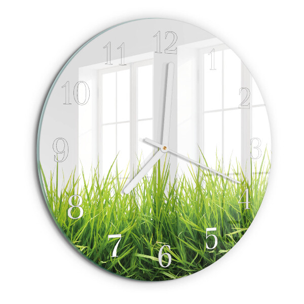 Horloge ronde Herbe