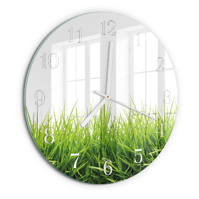 Horloge ronde Herbe