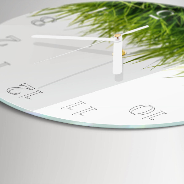 Horloge ronde Herbe