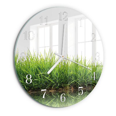 Horloge ronde Herbe