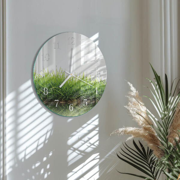 Horloge ronde Herbe