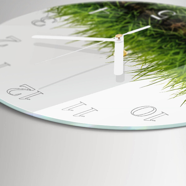 Horloge ronde Herbe