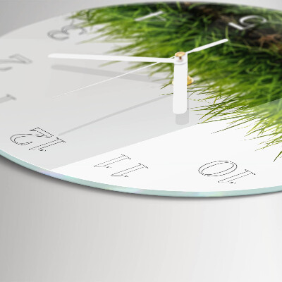 Horloge ronde Herbe