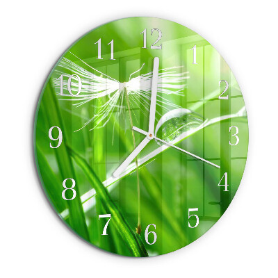 Horloge ronde Herbe