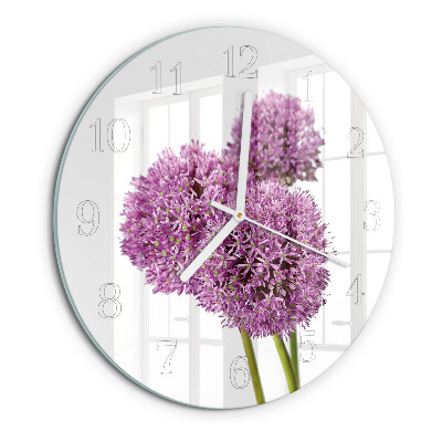 Horloge ronde Fleur