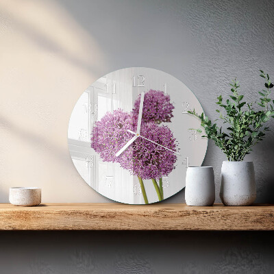 Horloge ronde Fleur