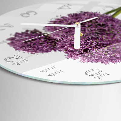 Horloge ronde Fleur