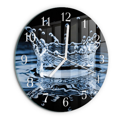 Horloge ronde Eau