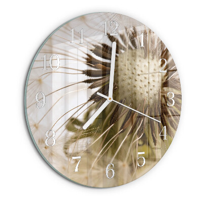 Horloge ronde Pissenlit