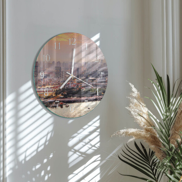 Horloge ronde Ville