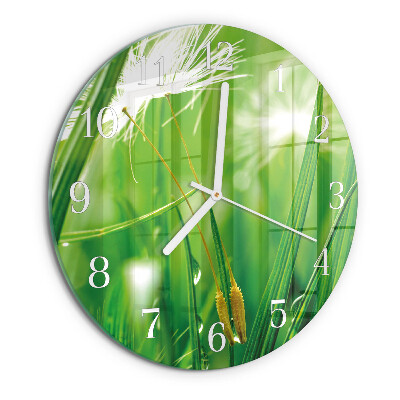 Horloge ronde Herbe