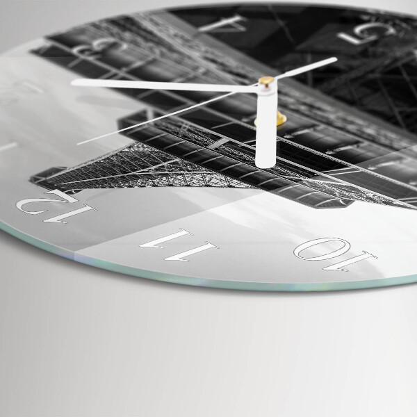 Horloge ronde Tour Eiffel Paris