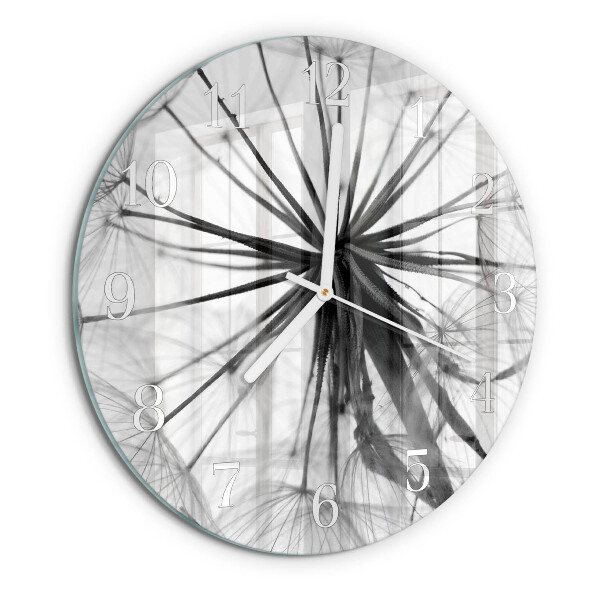 Horloge ronde Pissenlit