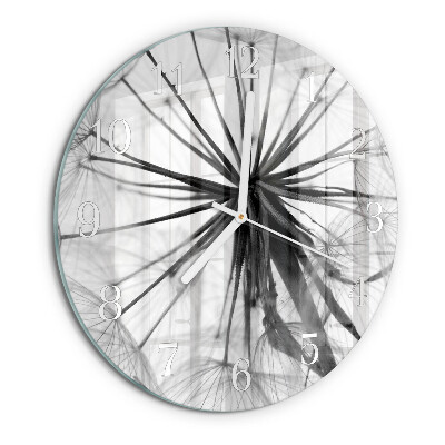 Horloge ronde Pissenlit