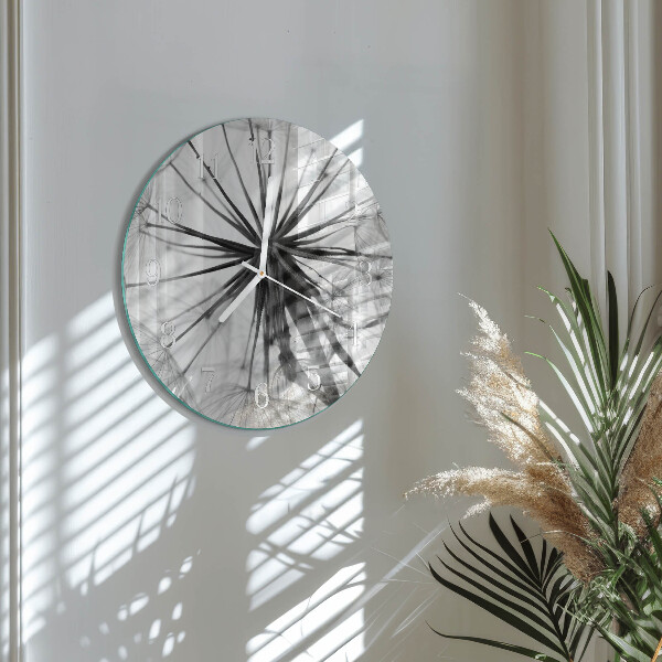 Horloge ronde Pissenlit