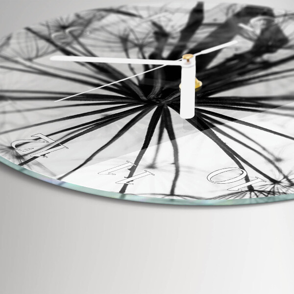 Horloge ronde Pissenlit