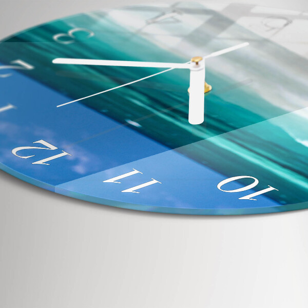 Horloge ronde Plage Mer
