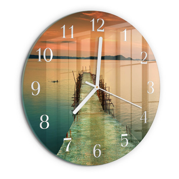 Horloge ronde Réseau