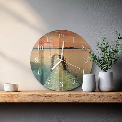 Horloge ronde Réseau