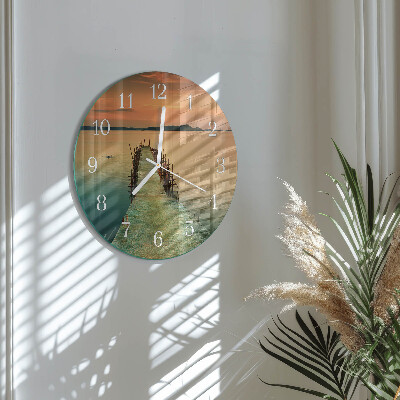 Horloge ronde Réseau