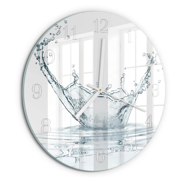 Horloge ronde Eau