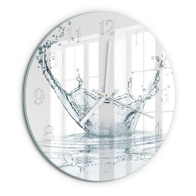Horloge ronde Eau