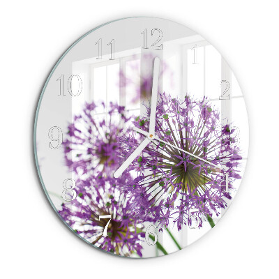 Horloge ronde Fleur
