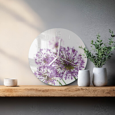 Horloge ronde Fleur