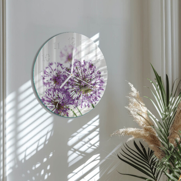 Horloge ronde Fleur