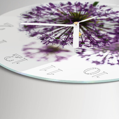 Horloge ronde Fleur