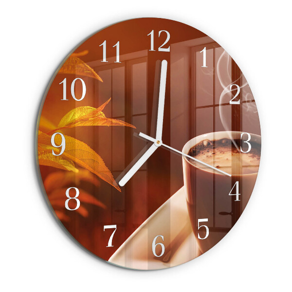 Horloge ronde Café