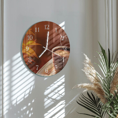 Horloge ronde Café