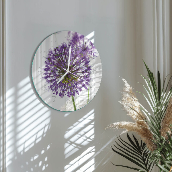 Horloge ronde Fleur