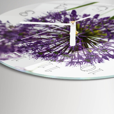 Horloge ronde Fleur
